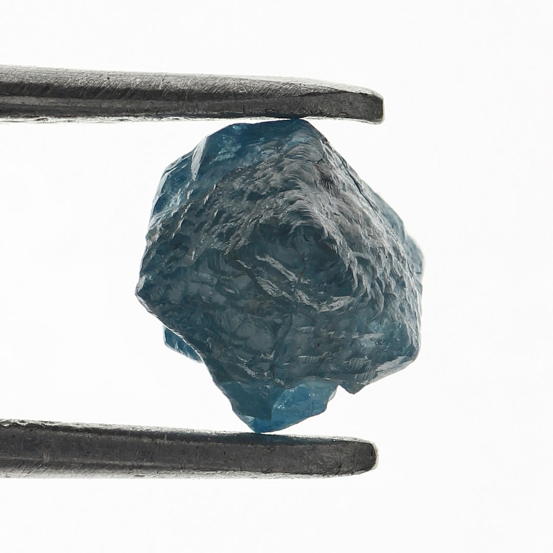0.75 Carat Natural Loose blueish Cubic Rough Diamond