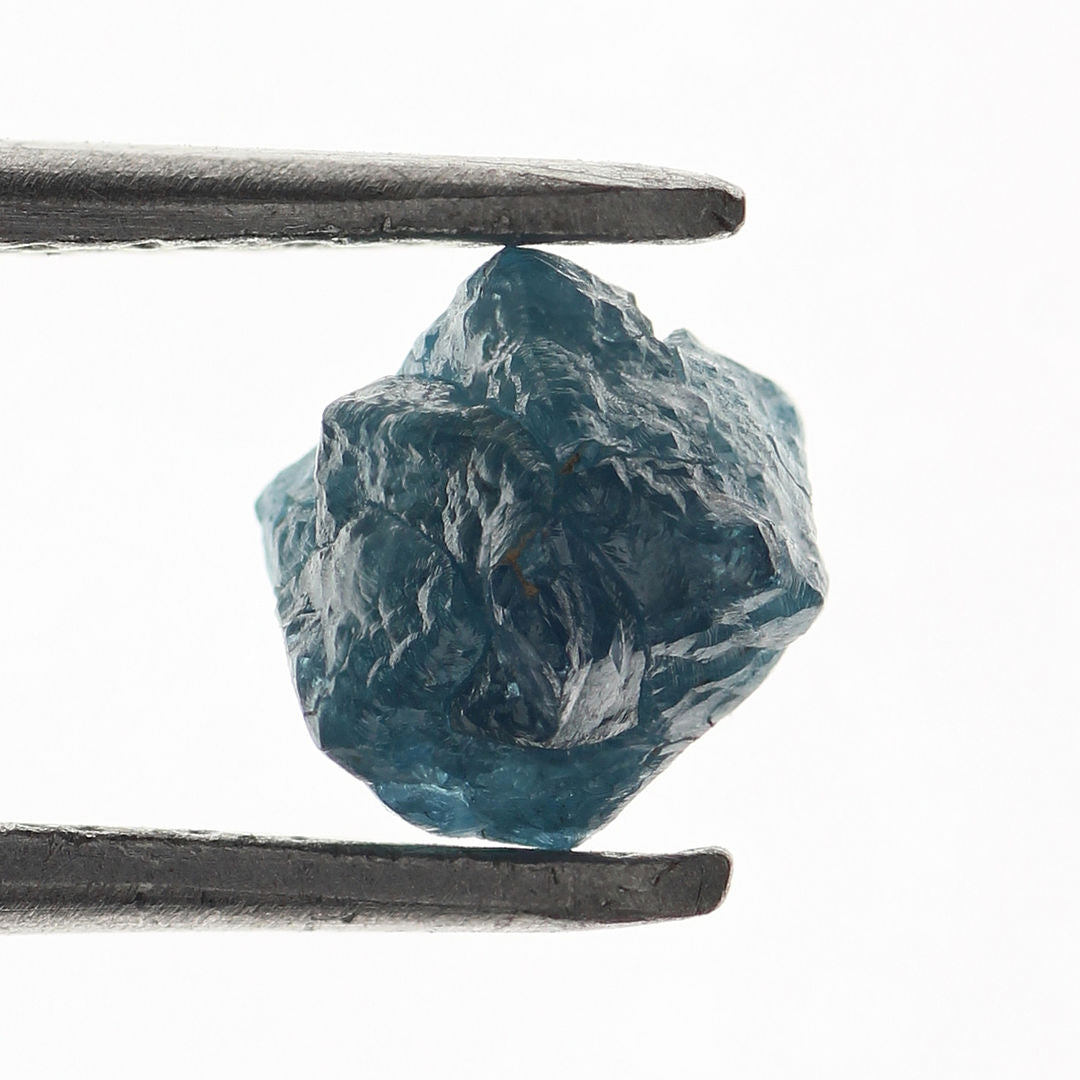 0.75 Carat Natural Loose blueish Cubic Rough Diamond