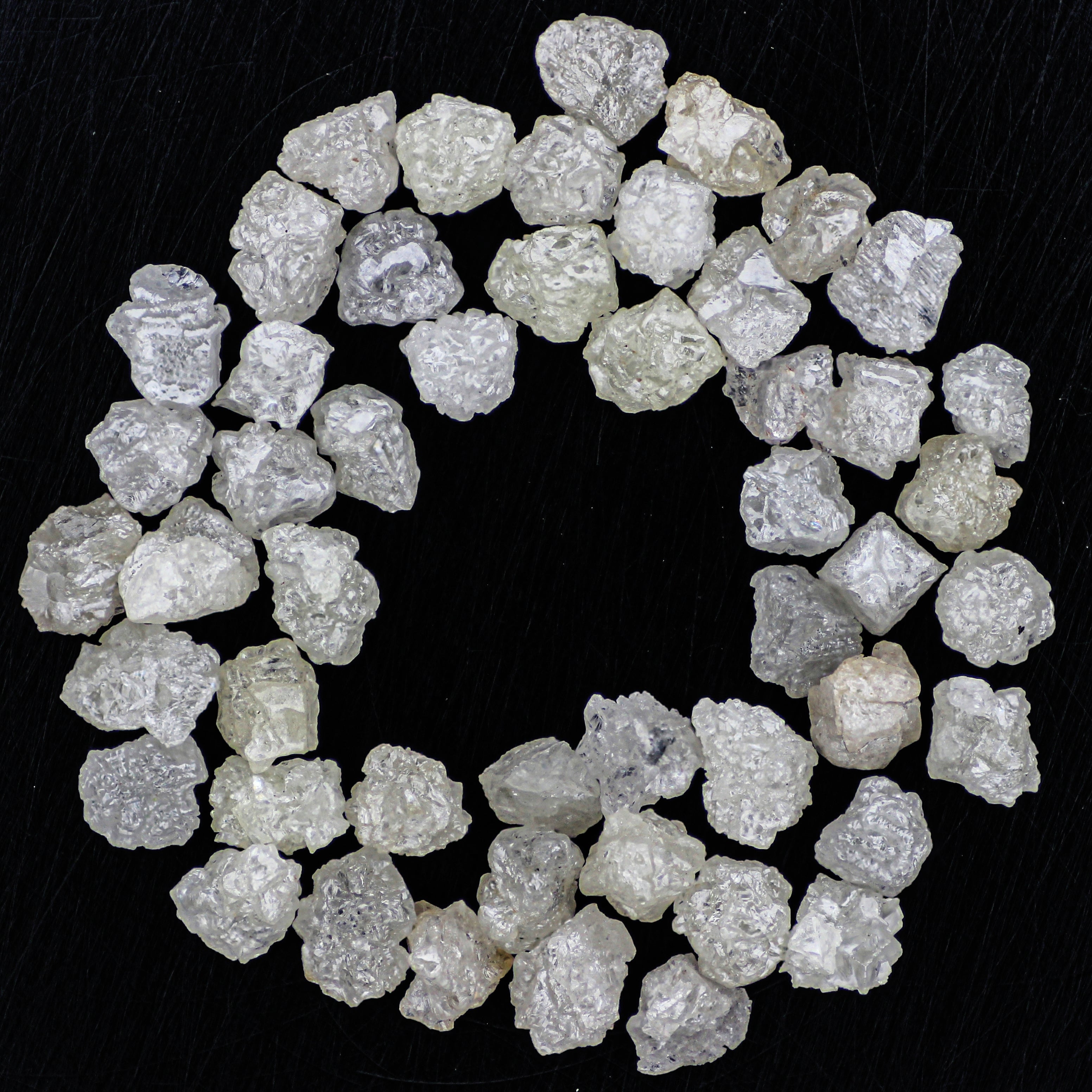Natural Loose Diamond, Silver Raw White Diamond, Uncut Mined Diamond, Rough Gemstone, Rustic Diamond, White Loose Gem