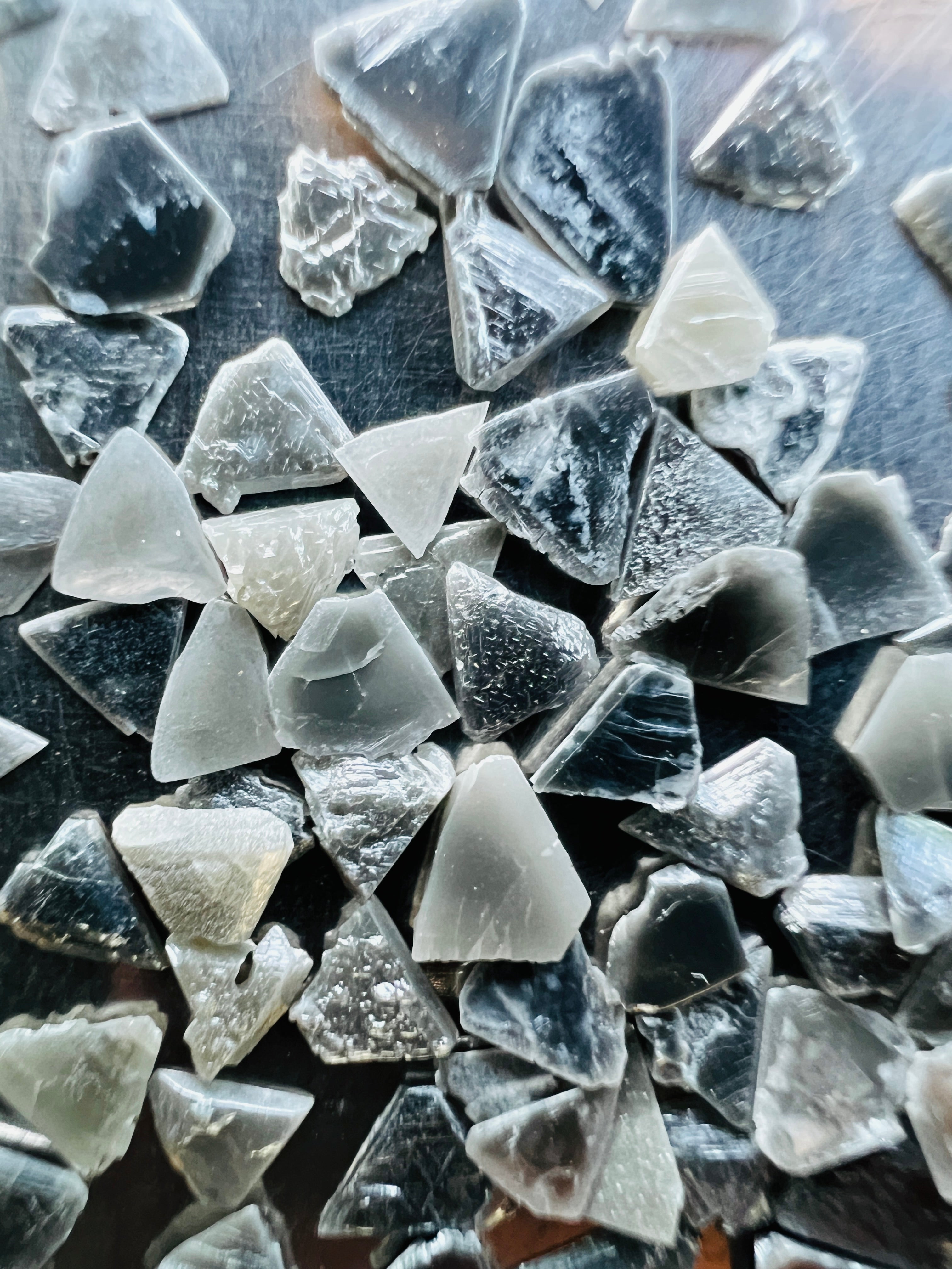 Raw Triangle Rough Loose Raw Diamond Natural Uncut Gemstone Lot