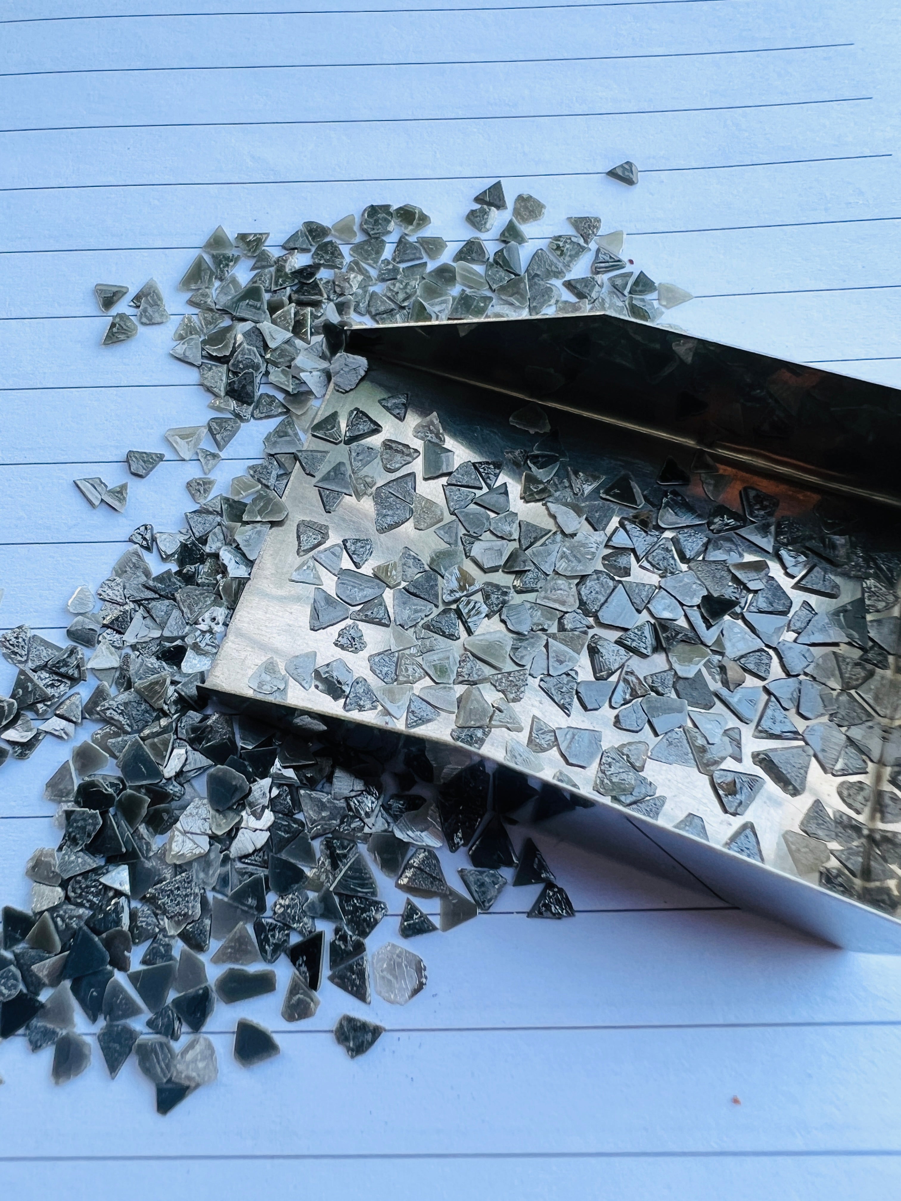 Raw Triangle Rough Loose Raw Diamond Natural Uncut Gemstone Lot