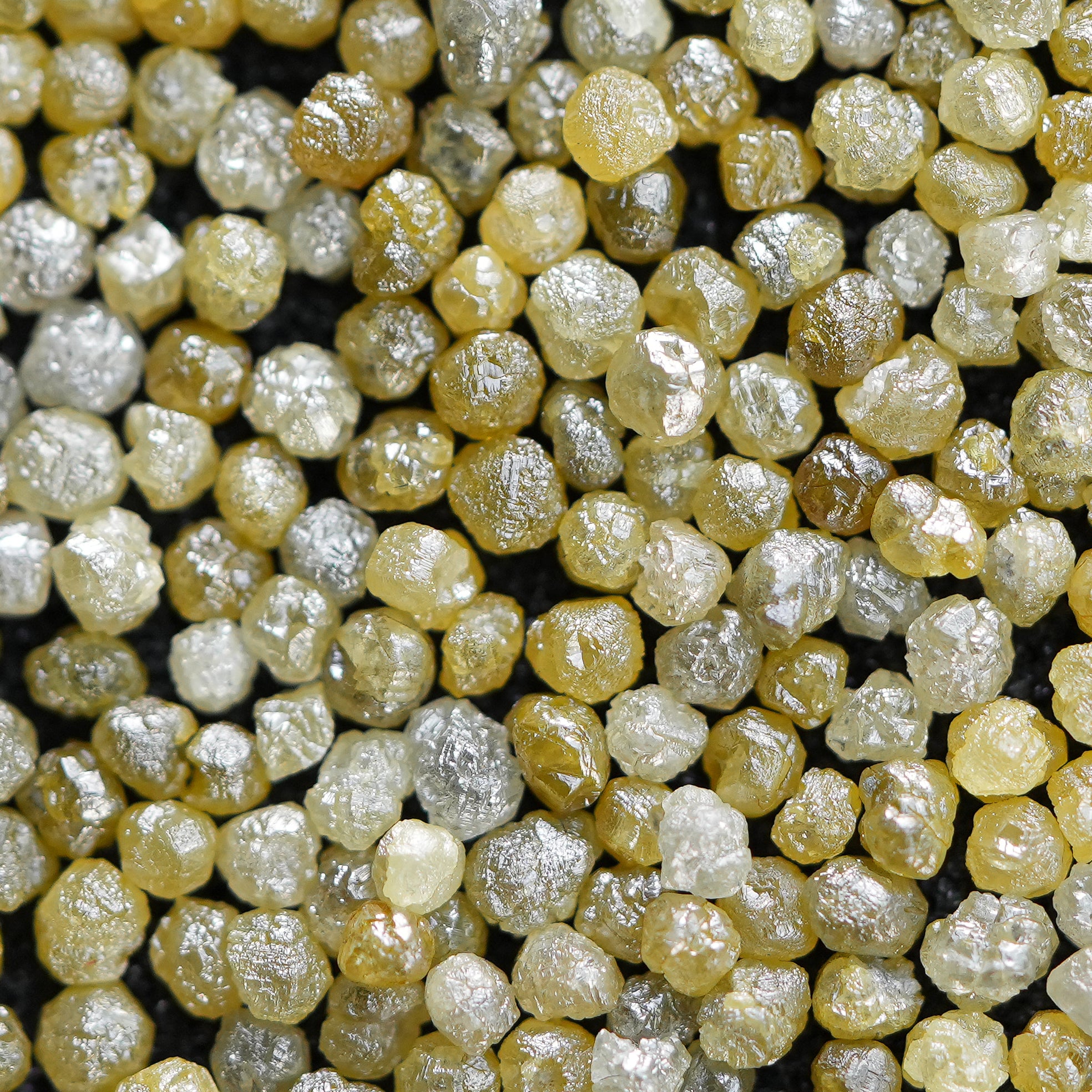 10 PCS Yellow Raw Diamond / 1.00 CT Natural Fancy Rough Diamond , Uncut Loose Diamond For Jawelry / Conflict Free African Diamond