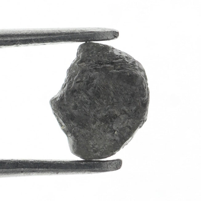 0.89 Carat Natural Loose Silver Gray Rough Raw Diamond