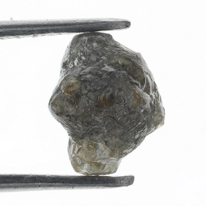 1.66 Carat Natural Loose shiny Gray Rough Raw Diamond