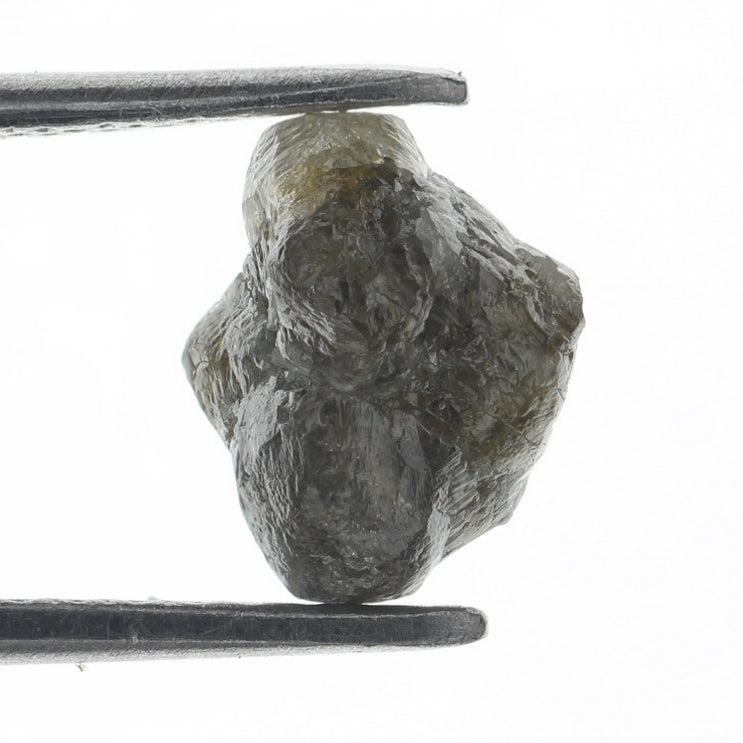 1.66 Carat Natural Loose shiny Gray Rough Raw Diamond