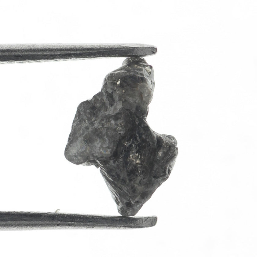 0.91 Carat Natural Loose Grayish Black Rough Diamond