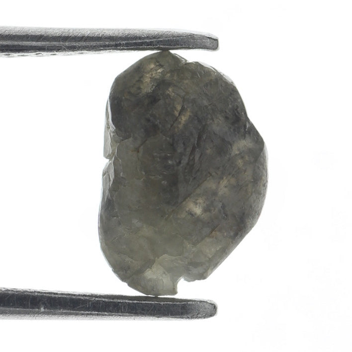 0.9 Carat Natural Loose Grayish Yellow Rough Raw Diamond
