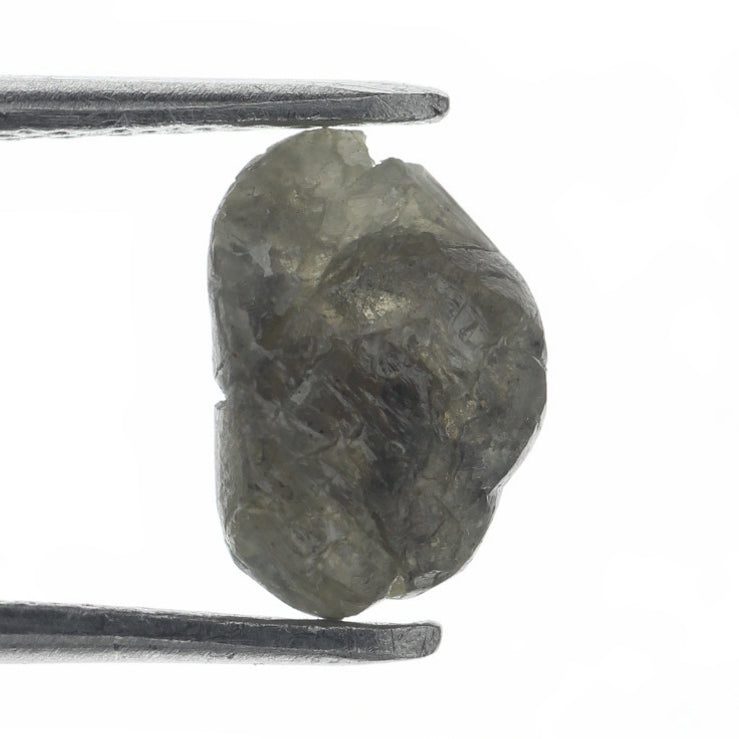 0.9 Carat Natural Loose Grayish Yellow Rough Raw Diamond