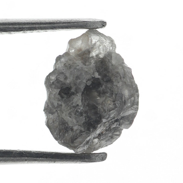 Loose Natural Grayish 1.08 Carat Rough Raw Diamond