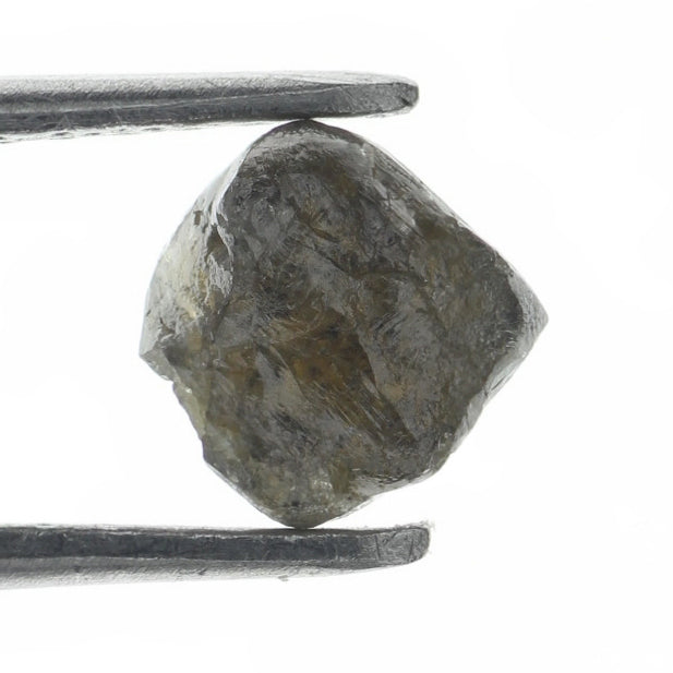 Natural Loose Grayish Yellow 1.01 Carat Rough Raw Diamond