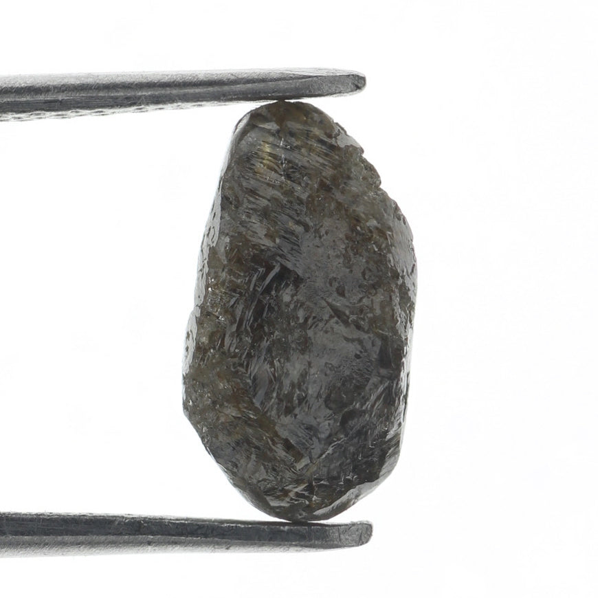 Grayish 1.76 Carat Natural Loose Rough Raw Diamond