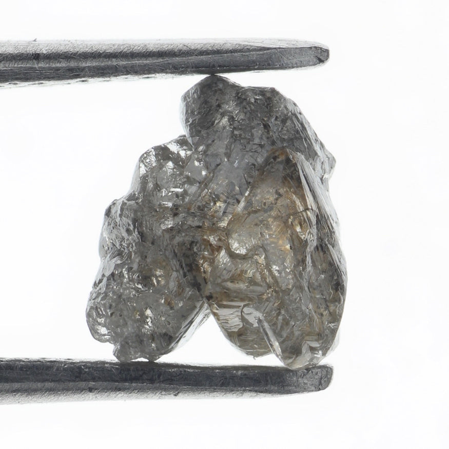 Natural Loose Grayish yellow 1.05 Carat Rough Raw Diamond