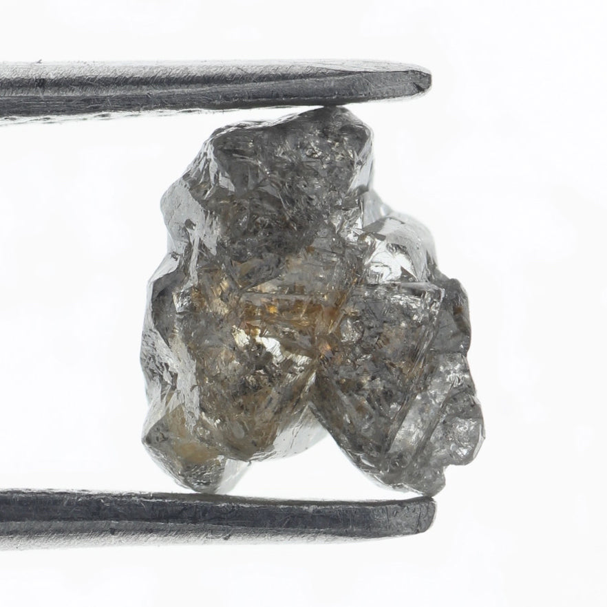 Natural Loose Grayish yellow 1.05 Carat Rough Raw Diamond