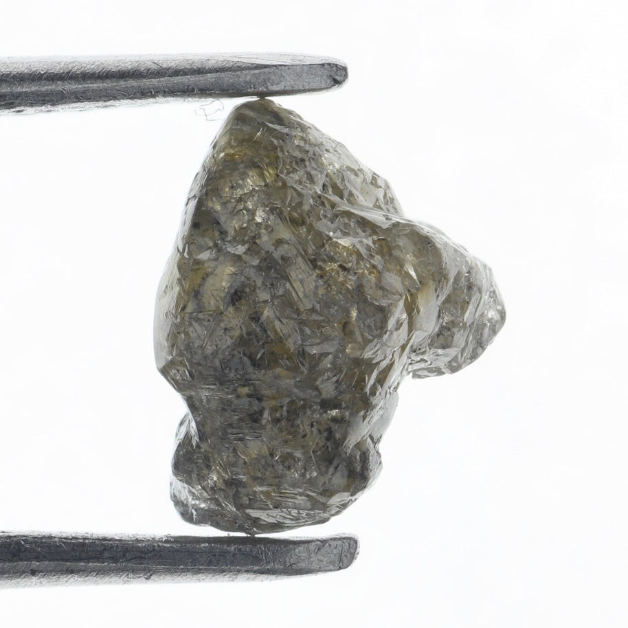 Grayish Yellow 1.07 Carat Natural Loose Rough Raw Diamond