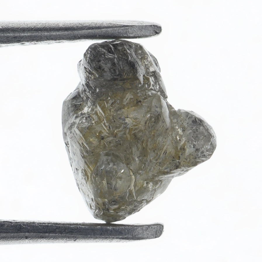 Grayish Yellow 1.07 Carat Natural Loose Rough Raw Diamond