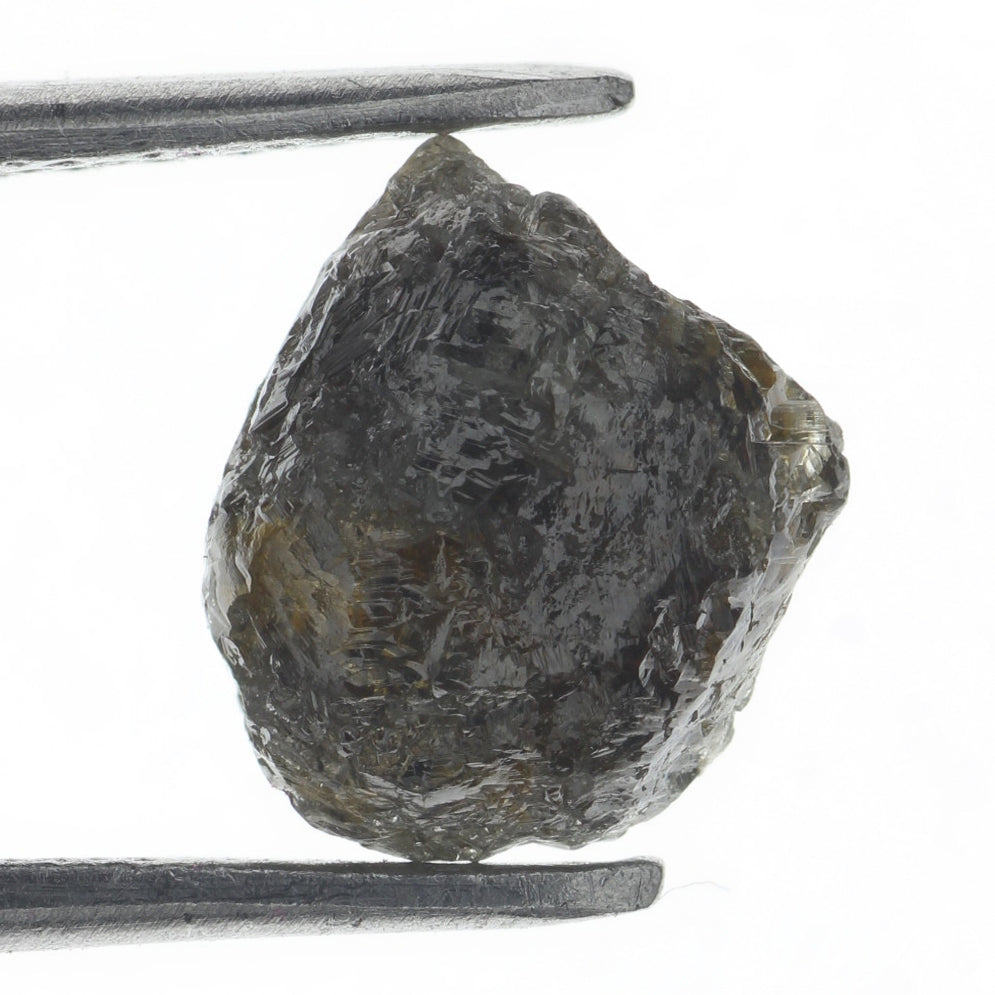 1.75 Carat Natural Loose Grayish Yellow Rough Raw Diamond