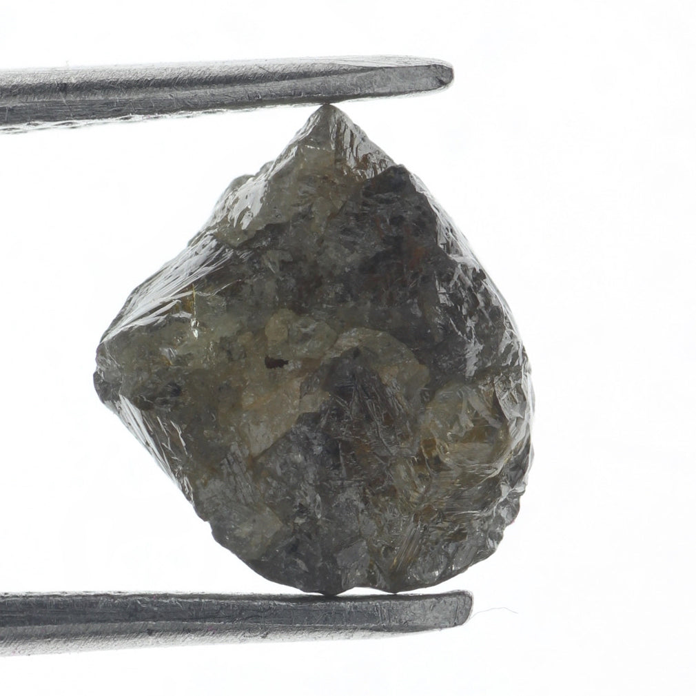 1.75 Carat Natural Loose Grayish Yellow Rough Raw Diamond