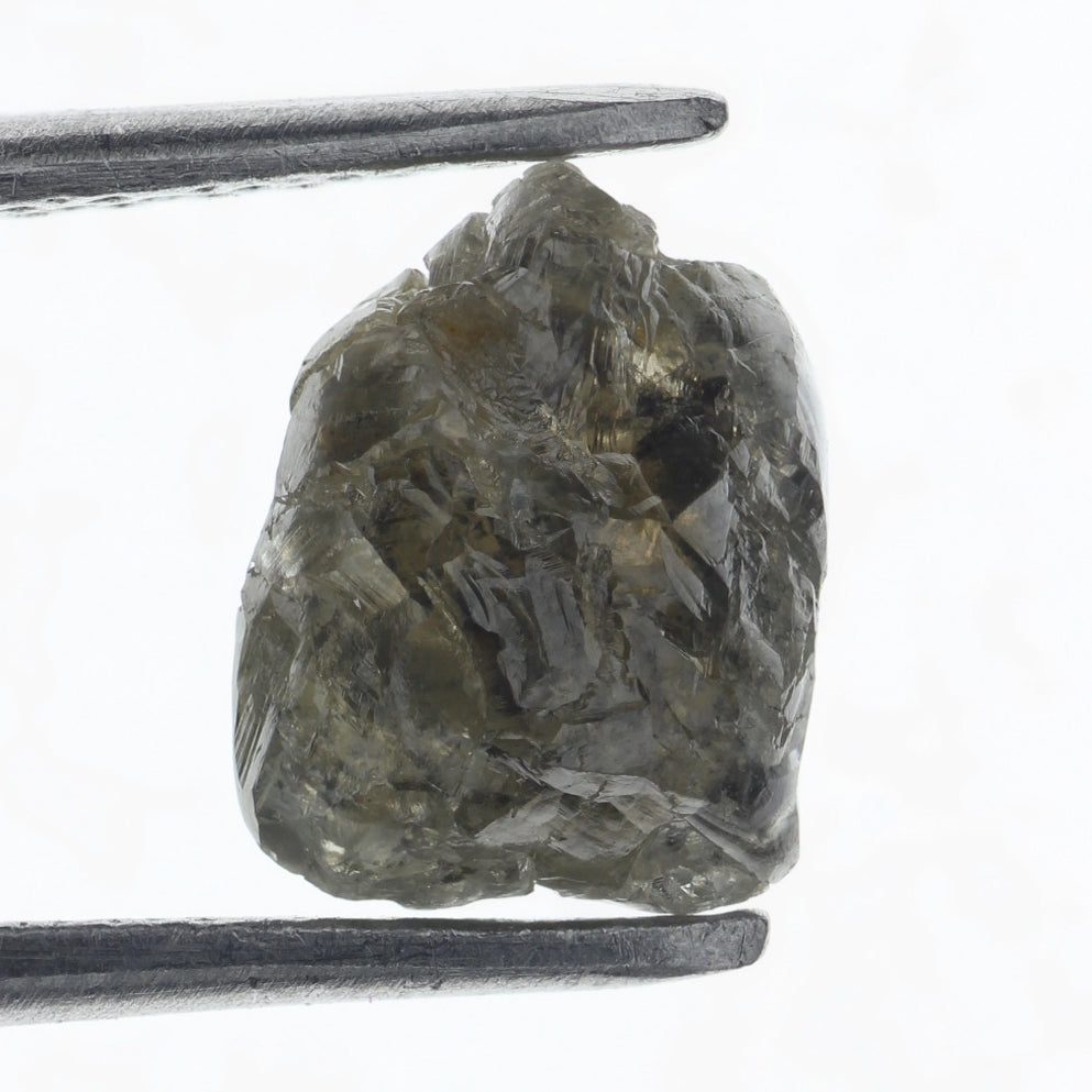 1.42 Carat Natural Loose Grayish Yellow Rough Raw Diamond