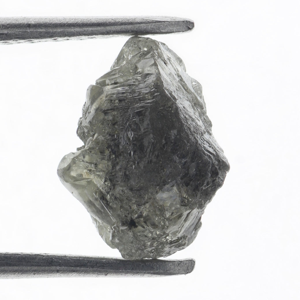 1.63 Carat Natural Loose Grayish Rough Raw Diamond