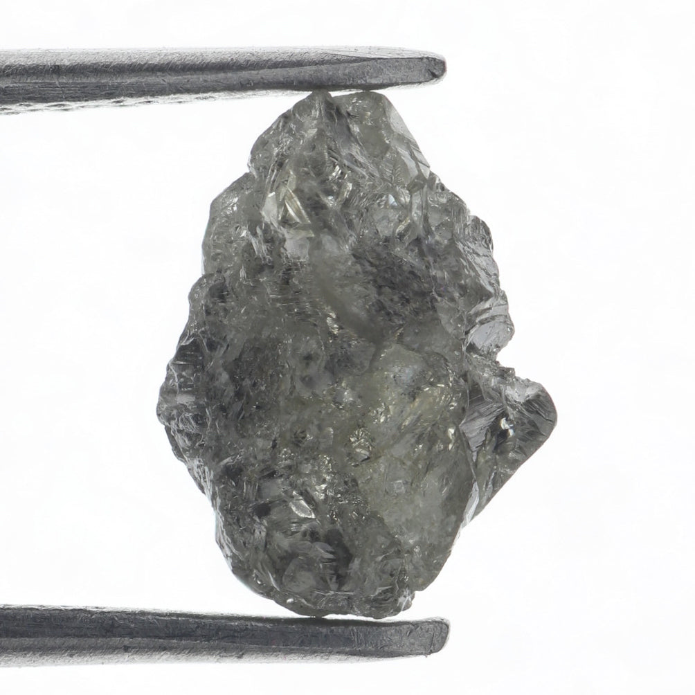 1.63 Carat Natural Loose Grayish Rough Raw Diamond