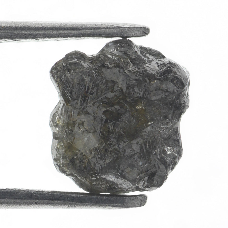 Loose Natural Grayish Yellow 1.62 Carat Rough Raw Diamond