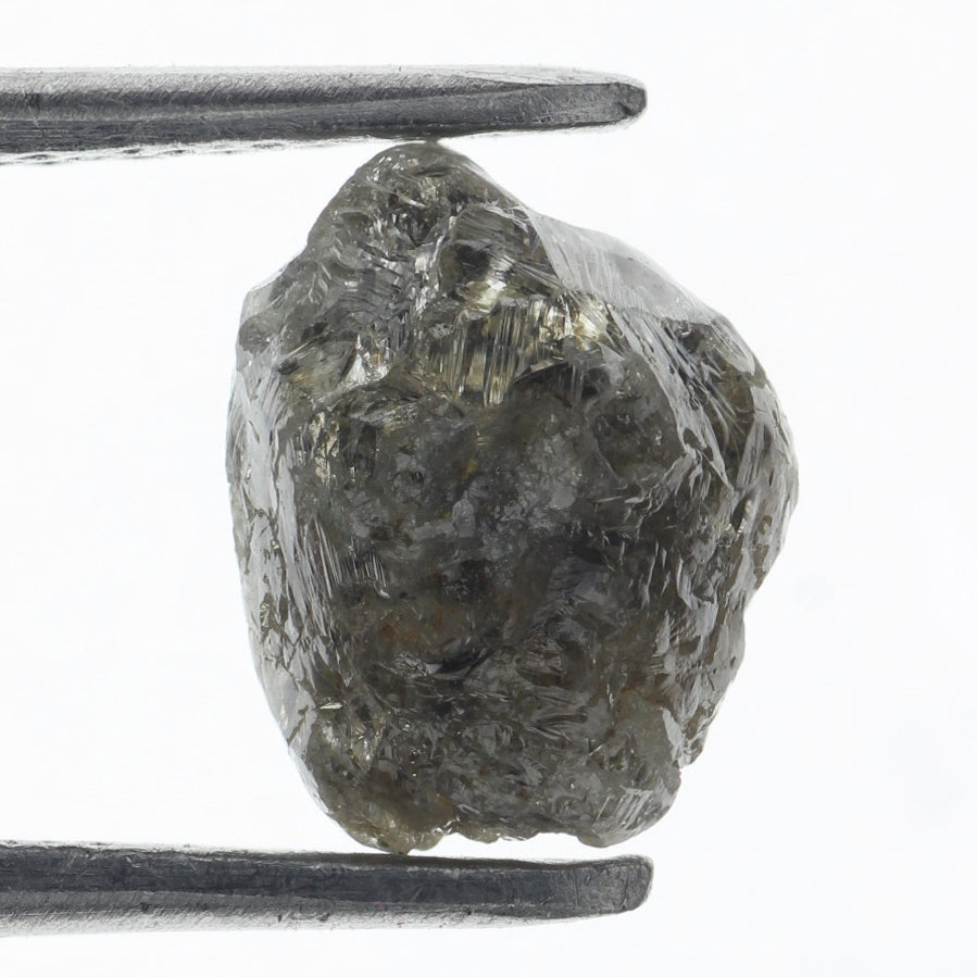 1.24 Carat Natural Loose Grayish Yellow Rough Raw Diamond