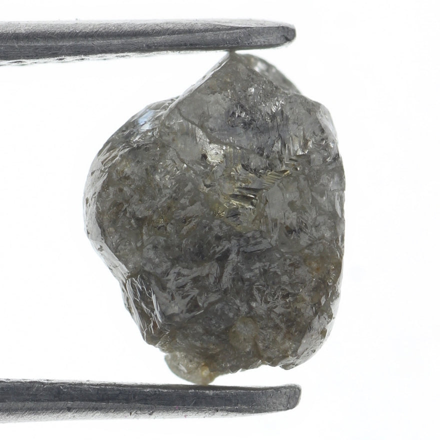 1.24 Carat Natural Loose Grayish Yellow Rough Raw Diamond