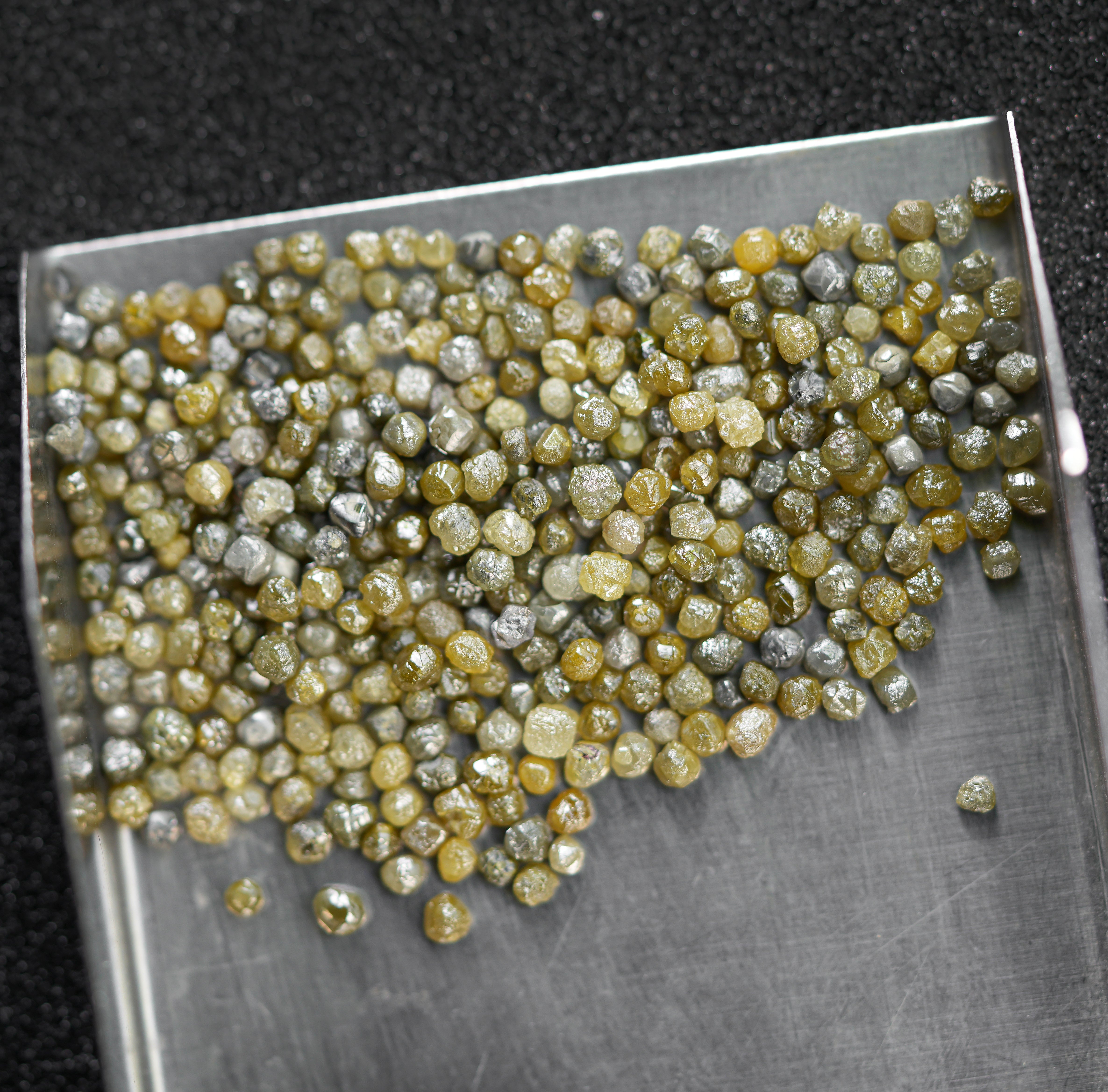 10 PCS, Yellow Diamond, Raw Diamond, Loose Diamond, Rough Diamond, Natural Gemstone Solitaire, Fancy Color African River Gemstones