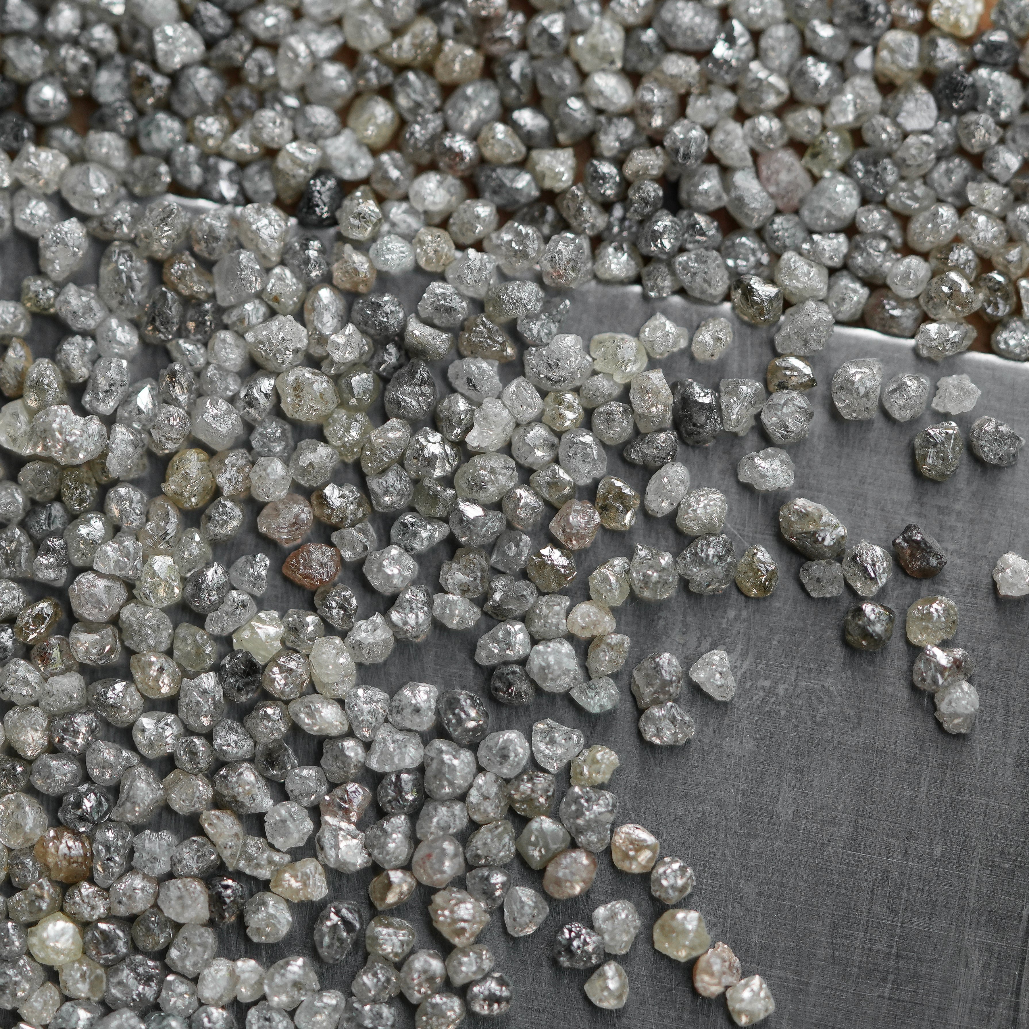 Natural Loose Diamond, Rough Diamond, Raw Diamond, White Diamonds, 1.50MM - 2.00MM Size, Small Fancy Uncut Diamonds, Raw Gemstone