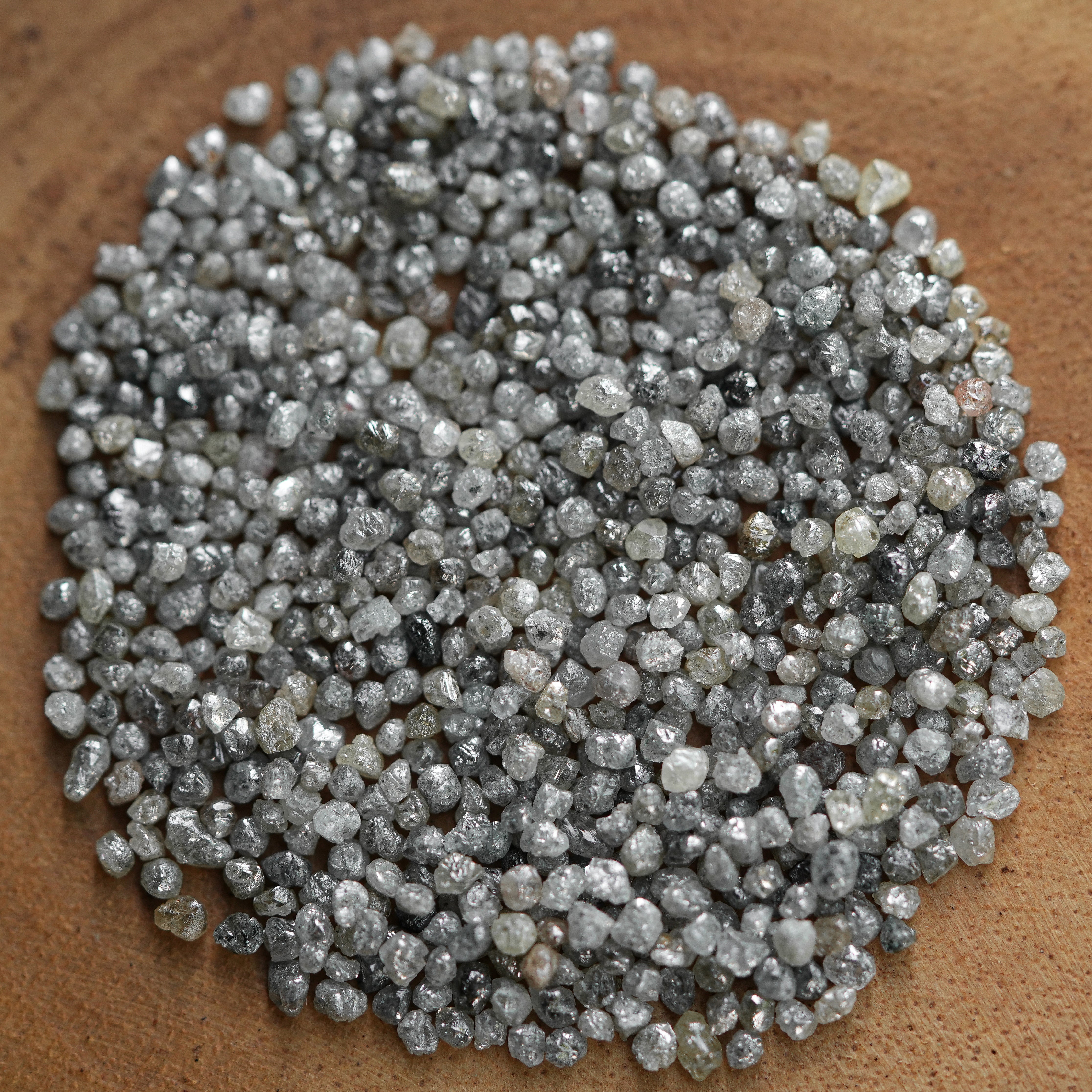 Natural Loose Diamond, Rough Diamond, Raw Diamond, White Diamonds, 1.50MM - 2.00MM Size, Small Fancy Uncut Diamonds, Raw Gemstone