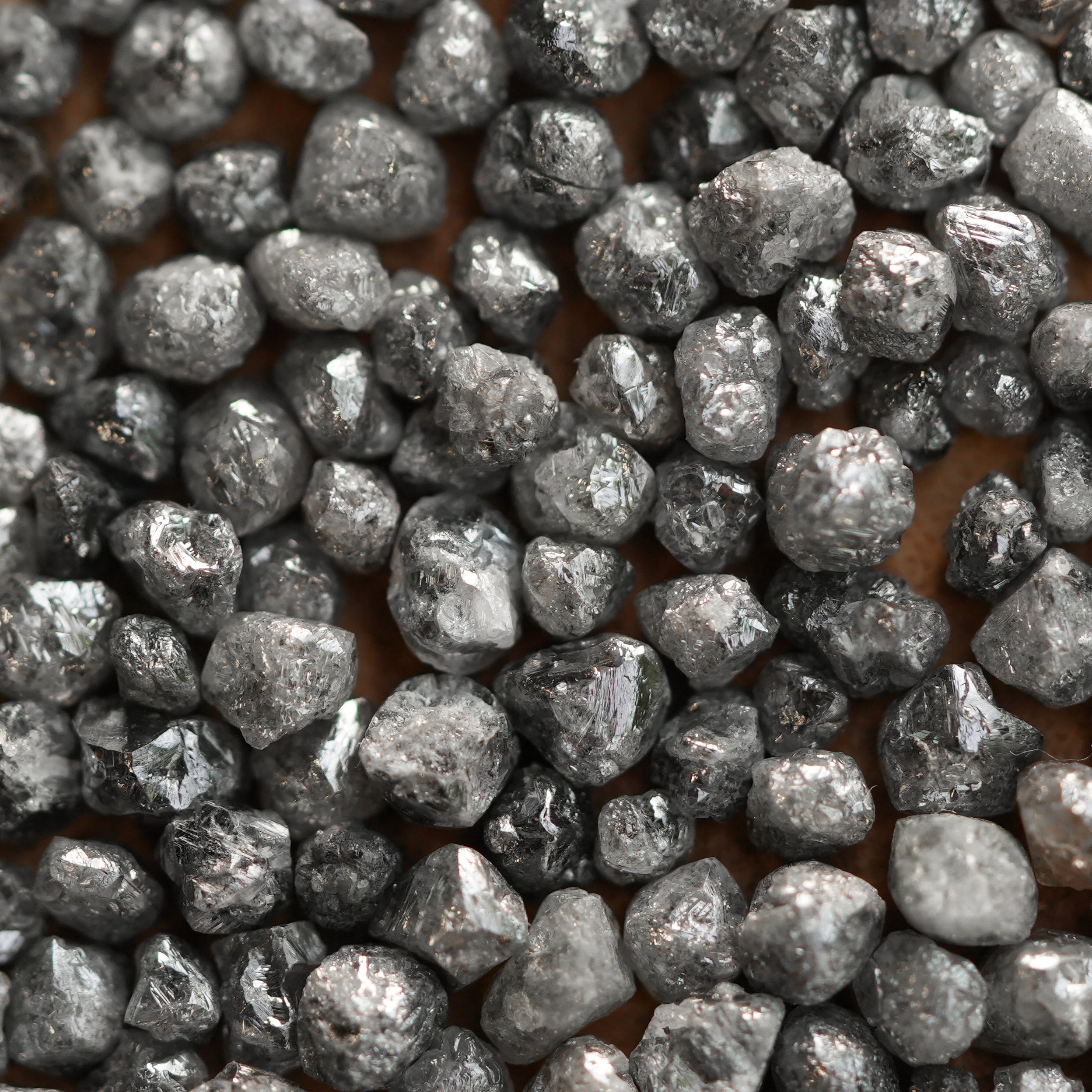 10 PCS Natural Raw Diamond, 2.00 CT Rough Diamond, Grey Diamond, Uncut African Diamonds, Loose Diamond, Black Color Diamonds
