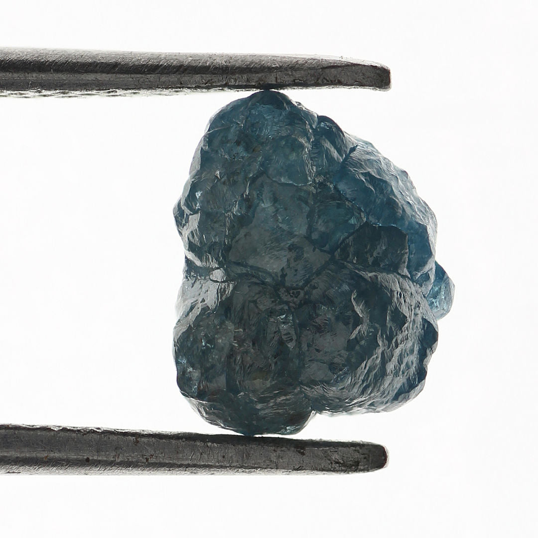Natural Loose Dark 1.47 carat Blue Rough Diamond