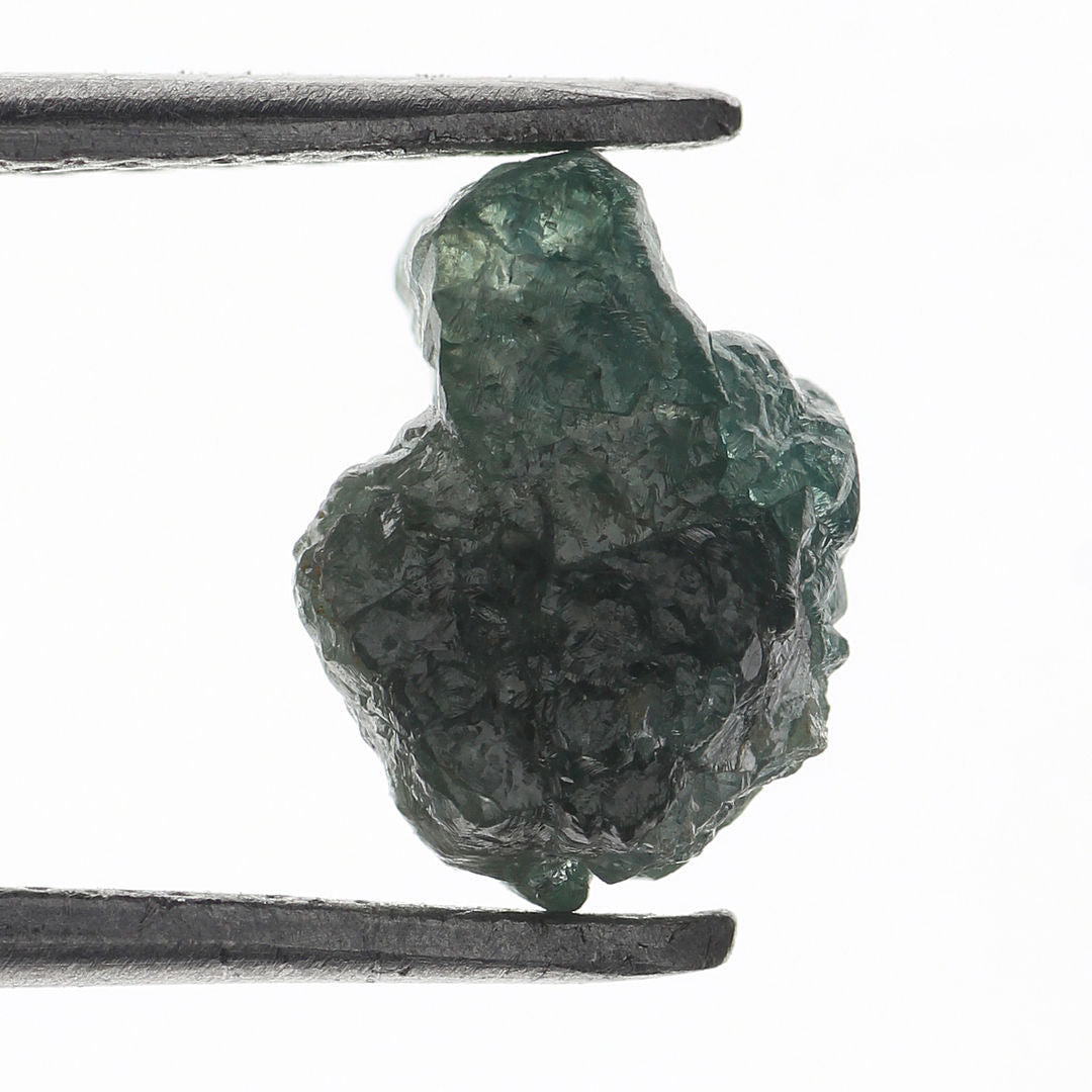 1.46 Carat Natural Loose Green Blue Rough Raw Diamond