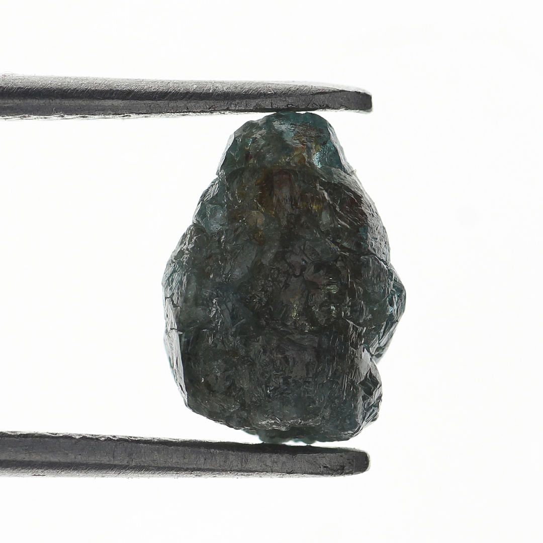 1.37 Carat Blackish Blue Natural Loose Rough Raw Diamond