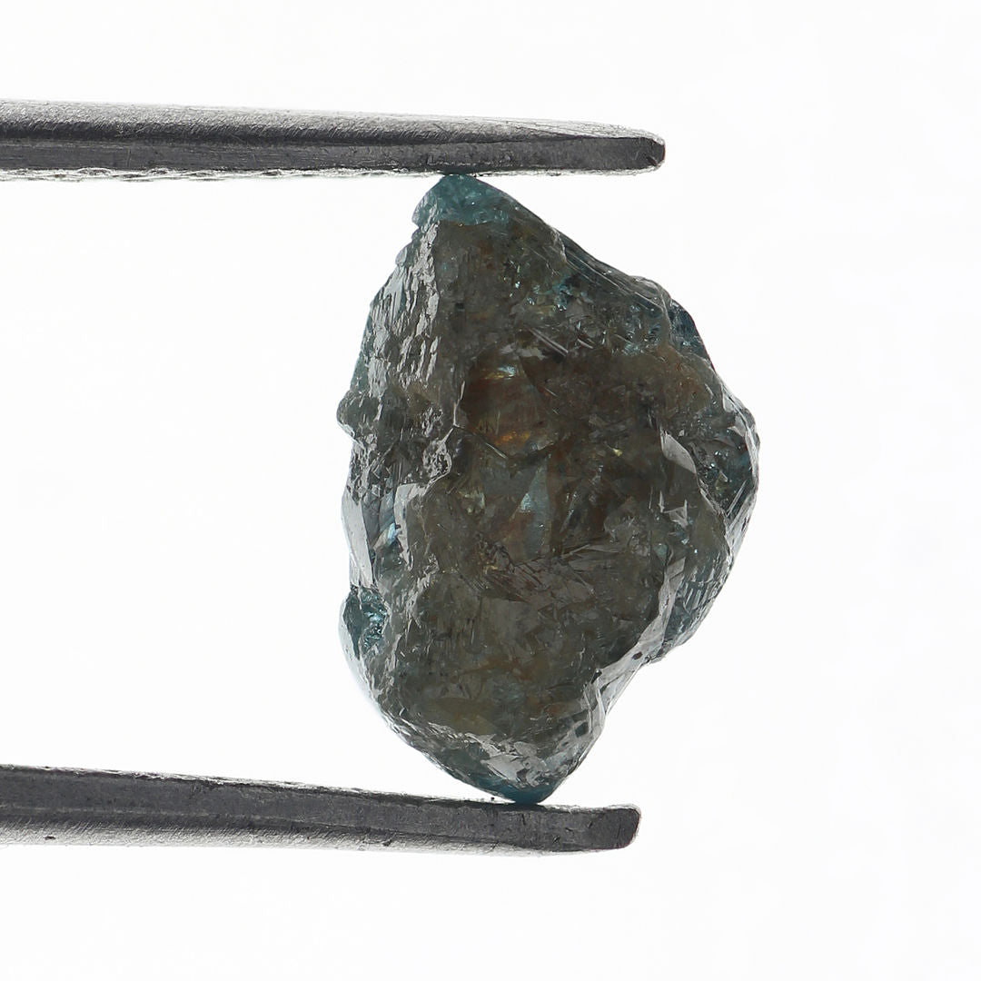 1.22 carat Natural Loose Dark Blue Rough Raw Diamond