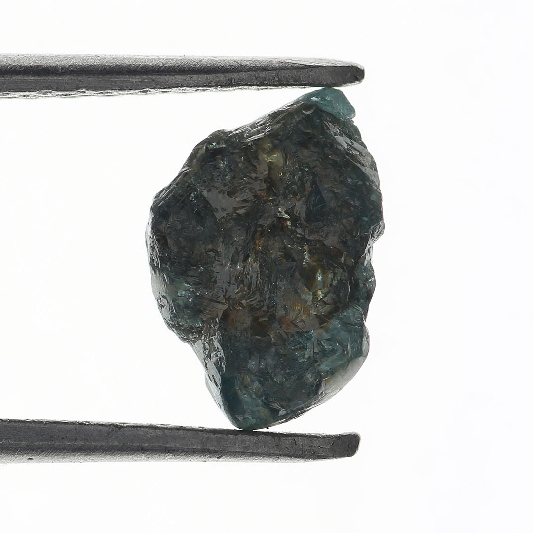 1.22 carat Natural Loose Dark Blue Rough Raw Diamond