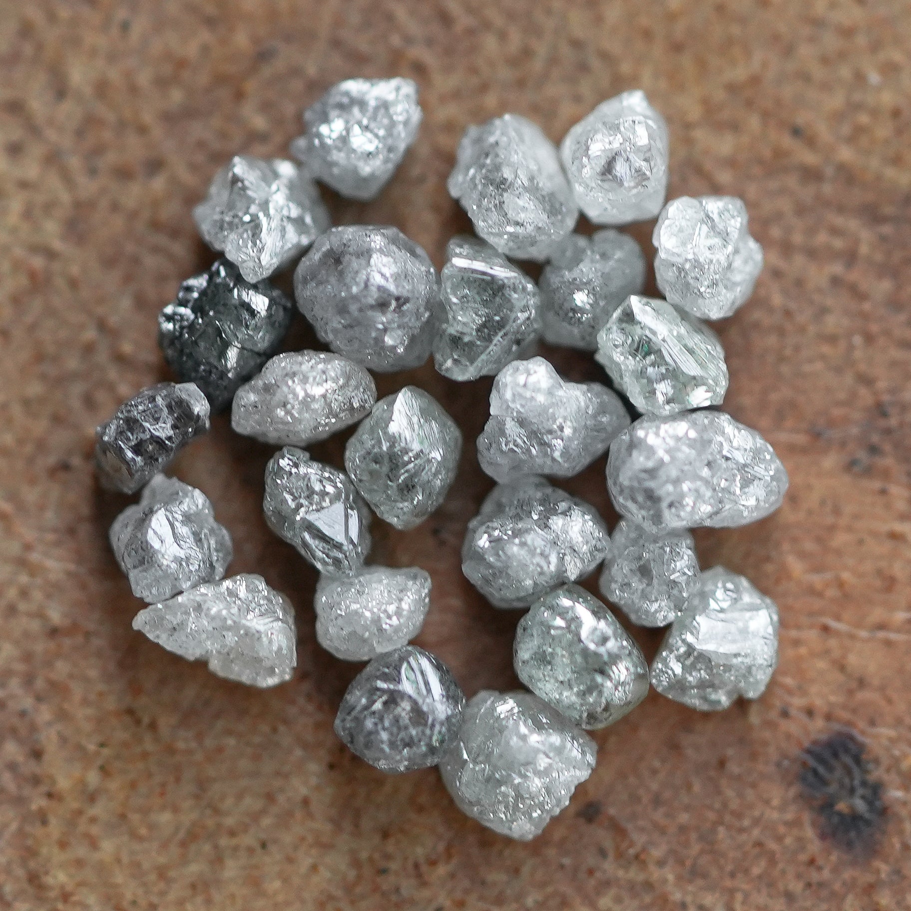 Natural Loose Diamond, Rough Diamond, Raw Diamond, White Diamonds, 1.50MM - 2.00MM Size, Small Fancy Uncut Diamonds, Raw Gemstone