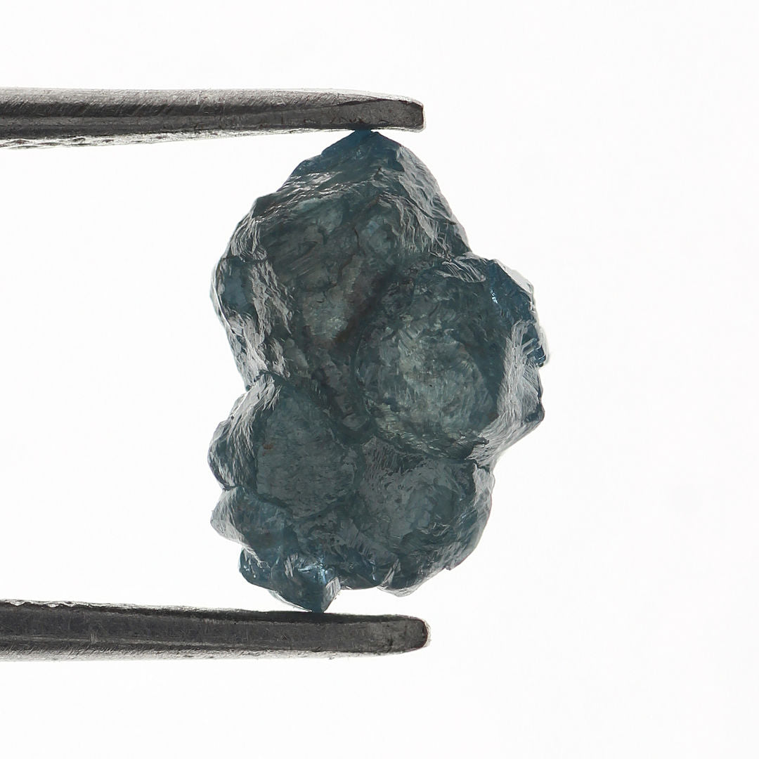 1.47 Carat Natural Loose Ocean Blue Rough Raw Diamond