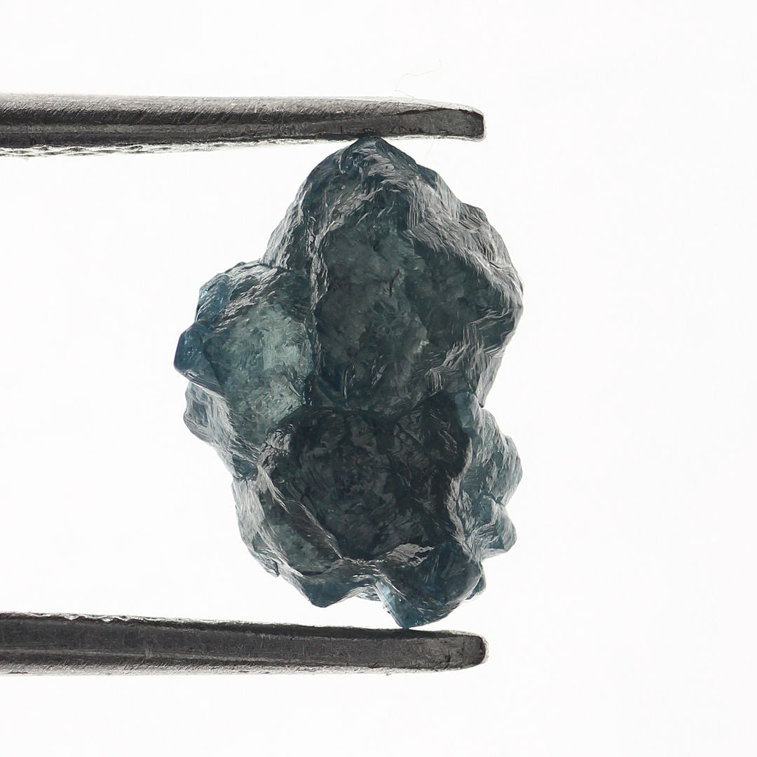 1.47 Carat Natural Loose Ocean Blue Rough Raw Diamond
