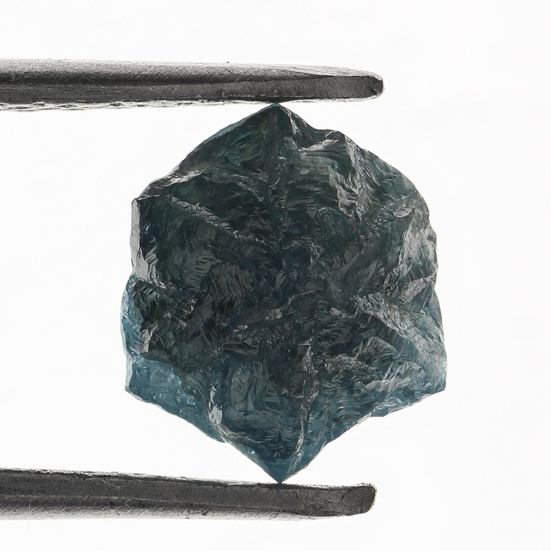 1.26 Carat Natural Loose Dark Blue Rough Raw Diamond
