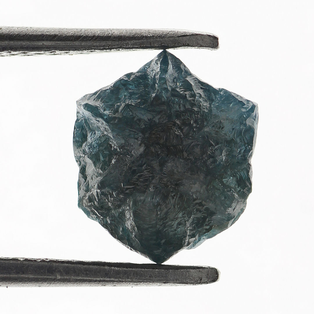 1.26 Carat Natural Loose Dark Blue Rough Raw Diamond