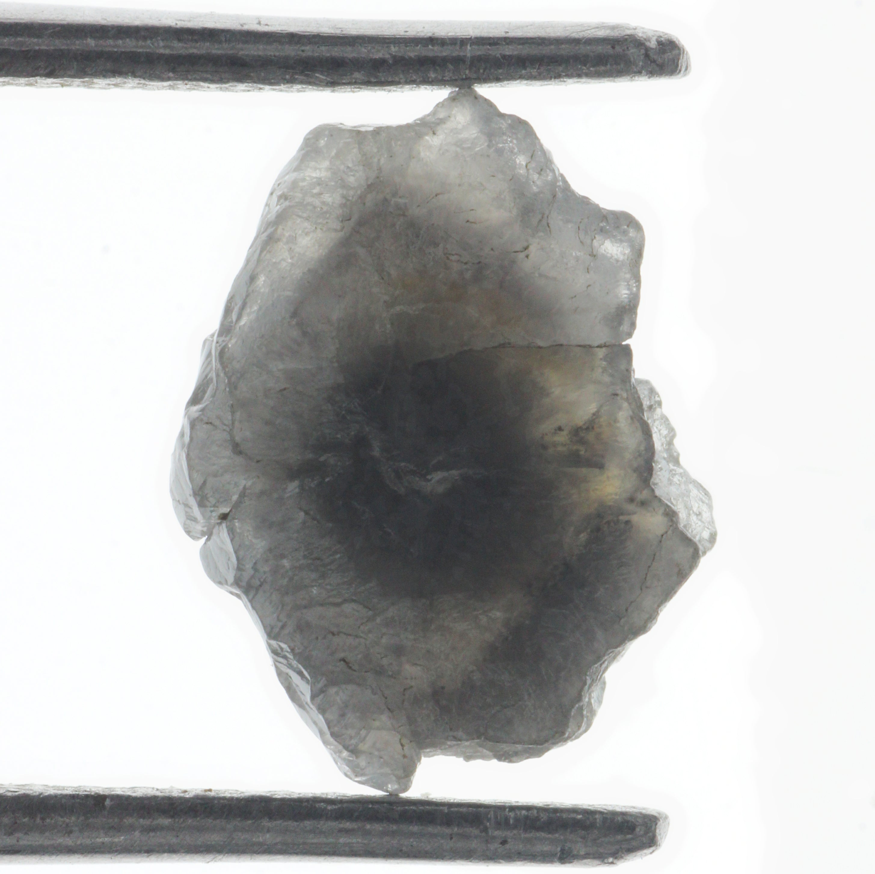 Loose Rough Natural Gray Color 2.53 Carat Diamond