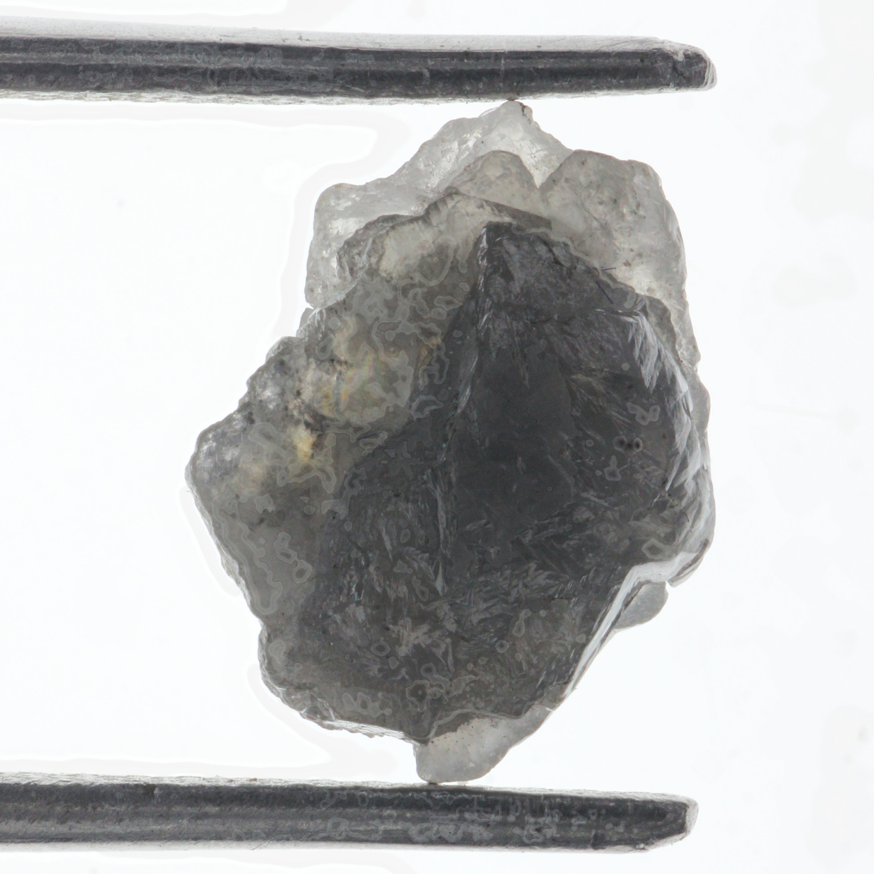 Loose Rough Natural Gray Color 2.53 Carat Diamond