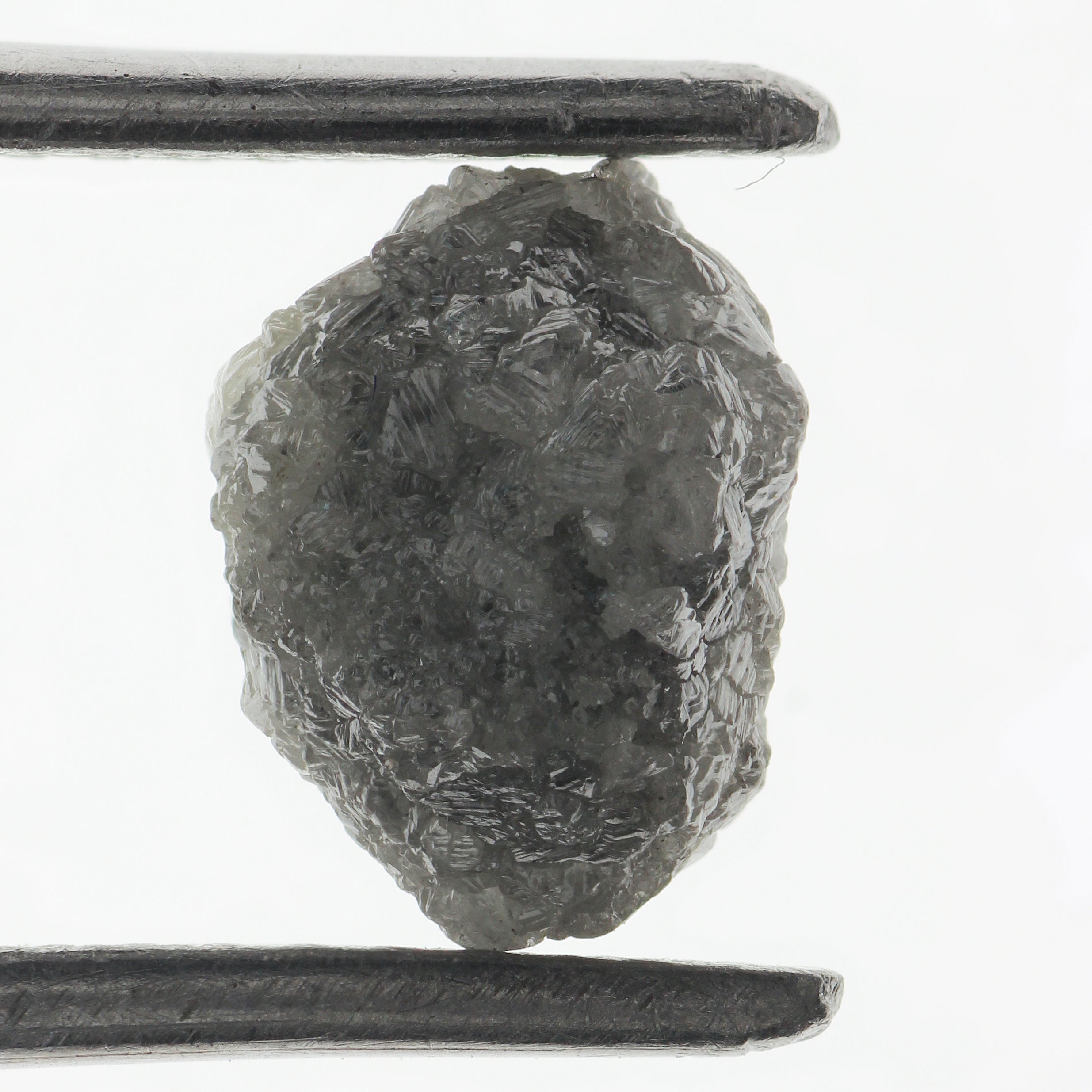 2.11 Carat Rough Loose Natural Raw Diamond Grey Color Rare Diamond