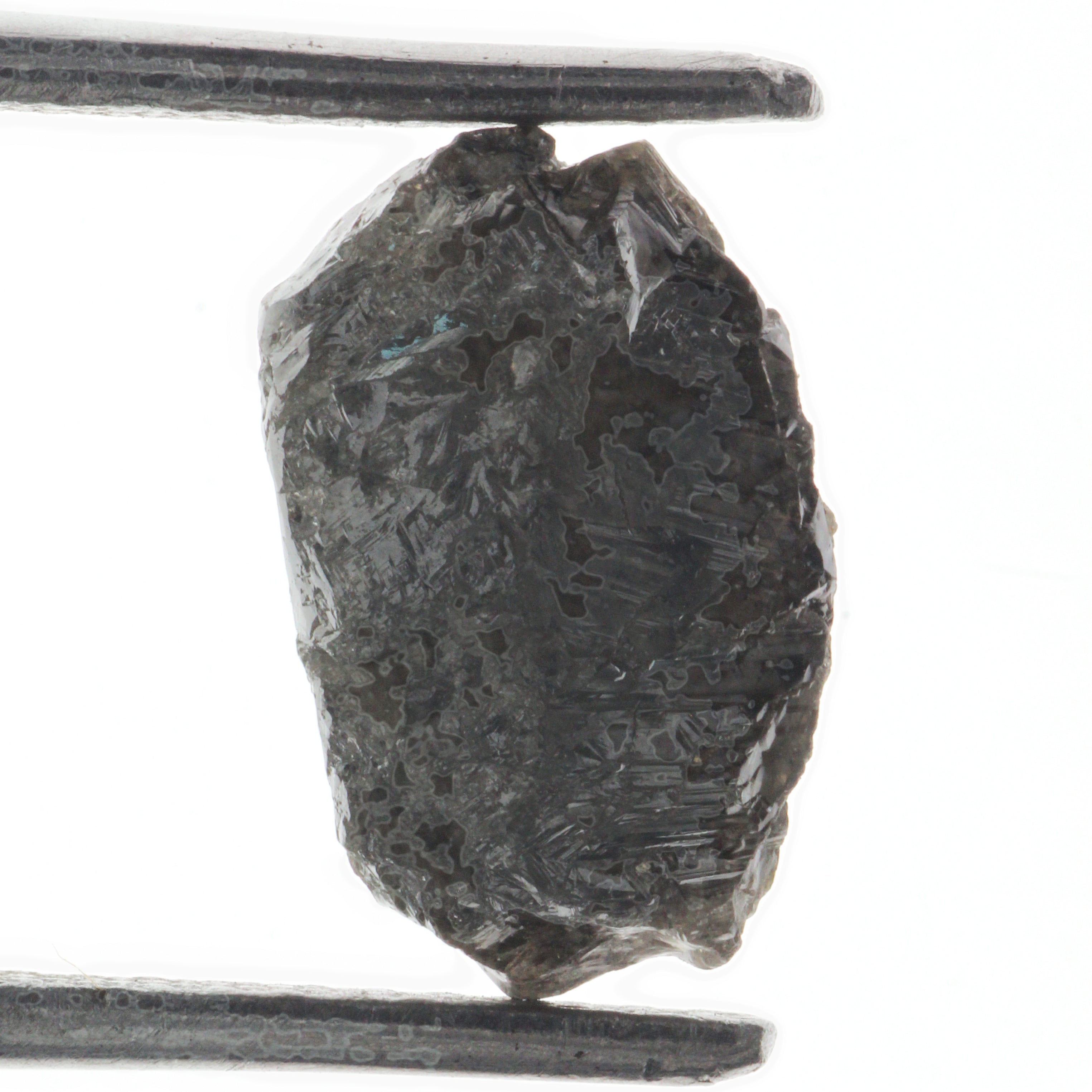 1.59X7.40X6.53 MM 4.45 Ct Rough Natural Loose Gray Color Diamond