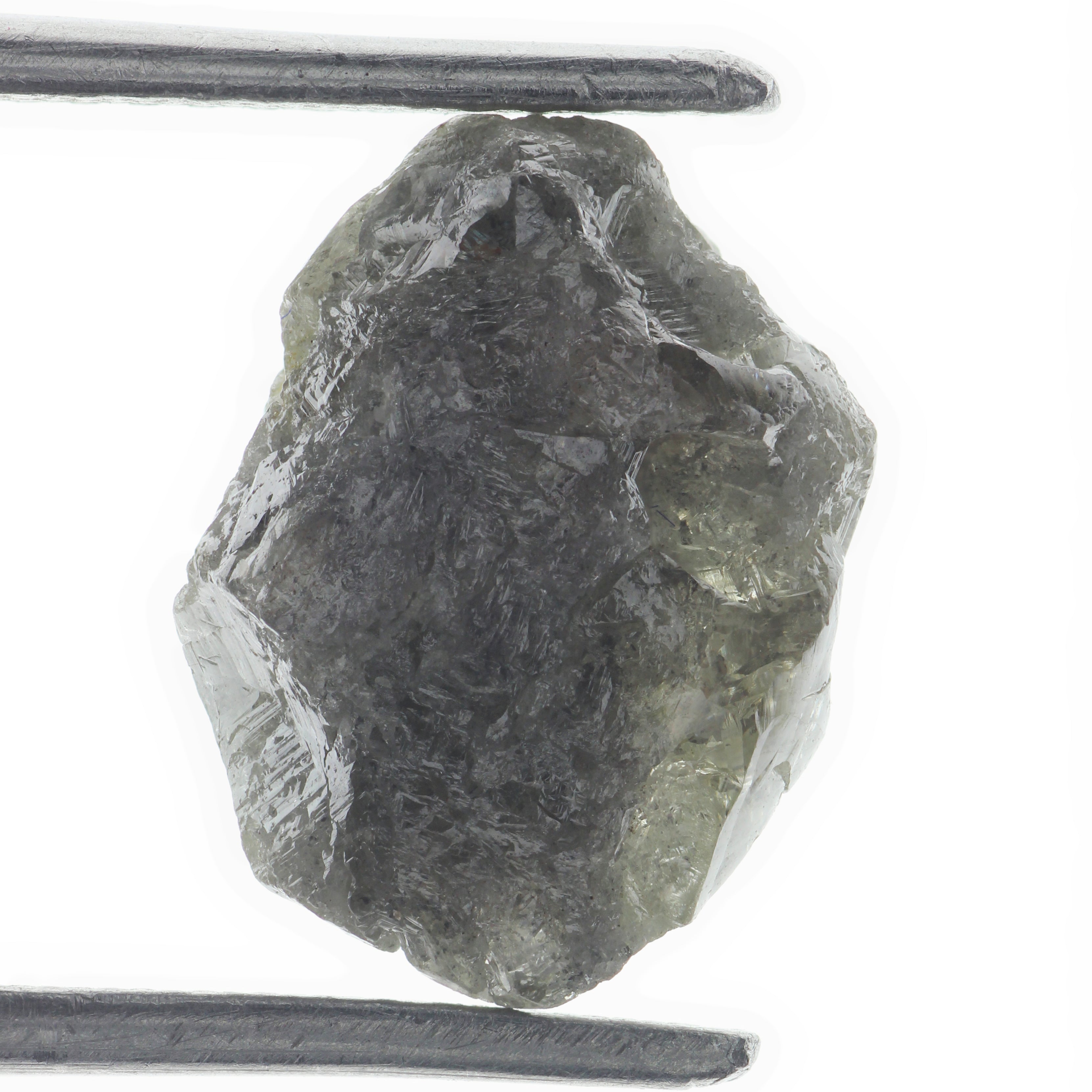 Rough Loose Raw Natural 5.82 Carat Gray Color Raw Diamond