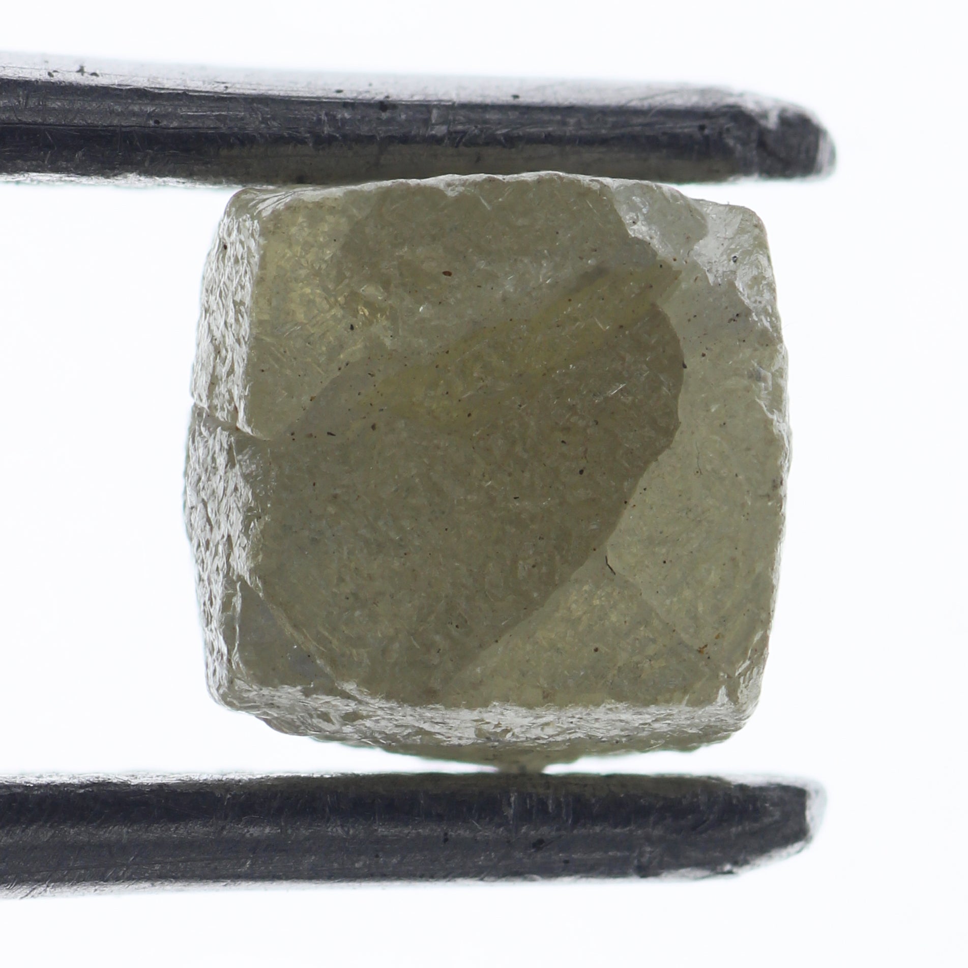 1.83 Carat Rough Raw Natural Green Color Diamond