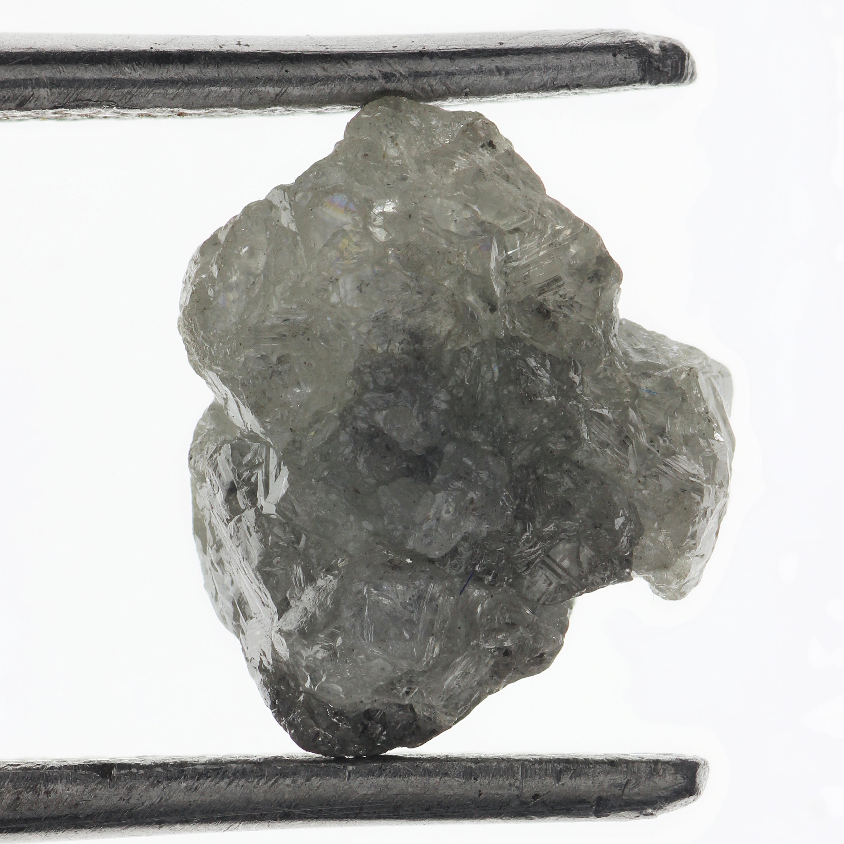 2.88 Carat Loose Rough Natural Diamond For Ring Grey Color Raw Diamond