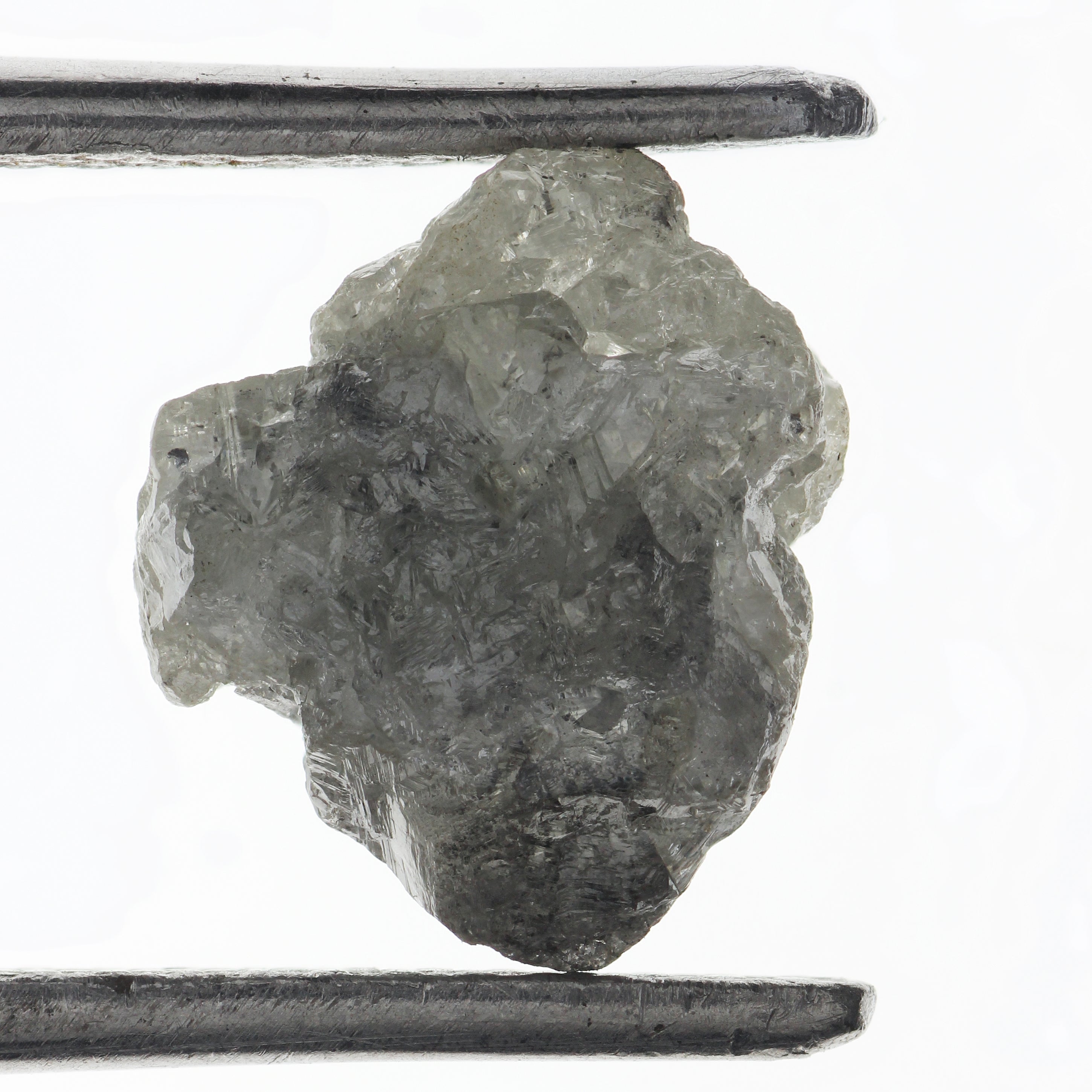 2.88 Carat Loose Rough Natural Diamond For Ring Grey Color Raw Diamond