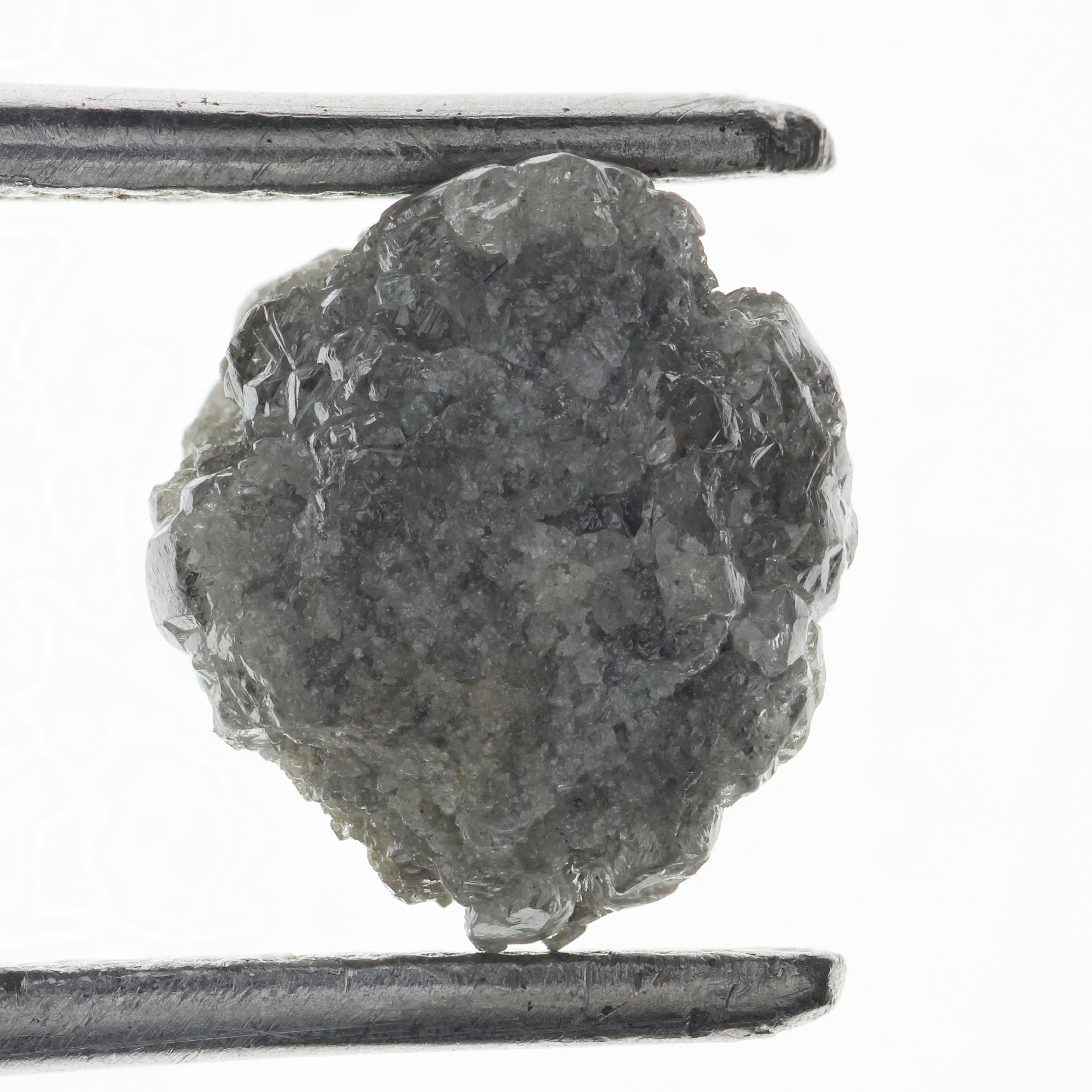 2.85 Carat Natural Rough Loose Diamond Grey Color Raw Diamond